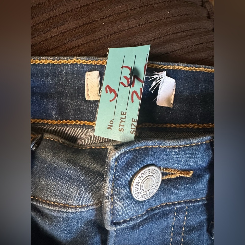 NWOT Forever 21 shorts size 3/ 27 denim blue jean - Picture 5 of 5